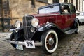 Vintage Nash car in the streets of Prague, Czech Republic