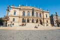 The building of Rudolfiunum concert halls on Jan Palach Square