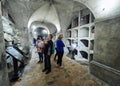 PRAGUE, CZECH REPUBLIC - SEPTEMBER 4, 2017. St. Cyril & Methodius Crypt - Heydrich Terror Memorial, Prague, Czech Republic