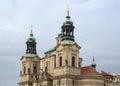 Prague, Czech Republic, St. Mikulas Cathedral Nicholas on the old town square.