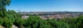 View of the city of Prague from Petrin Park Royalty Free Stock Photo