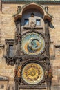 Prague, Czech Republic - view of square and astronomical clock.