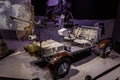 PRAGUE, CZECHIA - JULY 10, 2020: Apollo Lunar Roving Vehicle at Cosmos Discovery Space Exhibition in Prague, Czech