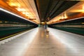 Prague, Czechia - July7,2023: The subway at Radlicka metro station