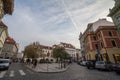 Uhelny trh square, surrounded with medieval buildings