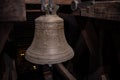 Bell at St. Nicholas Church Bell tower interior - Prague, Czech Republic