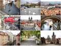 Prague at different times