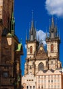 Prague famous landmarks