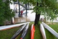 Prague floods Royalty Free Stock Photo