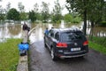 Prague floods Royalty Free Stock Photo