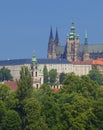 Prague - hradcany castle Royalty Free Stock Photo