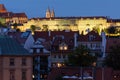 Prague - Hradcany Castle At Dusk Royalty Free Stock Photo