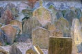 Prague jewish cemetary Royalty Free Stock Photo