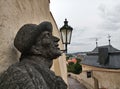 Prague malastrana castle street statue art history