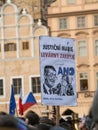 Protests on Oldtown Square in Prague