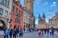 Prague market on Old Town square In Prague, Czech Republic