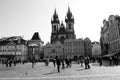 Prague market square