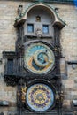 Prague medieval astronomical clock Royalty Free Stock Photo