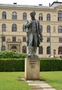 Prague. Monument to the composer Antonin Dvorak