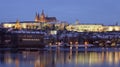 Prague at night Royalty Free Stock Photo