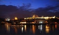 Prague at night