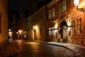 Prague night street