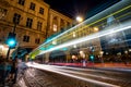 Prague at night  Town Bridge Tower Royalty Free Stock Photo