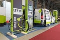 ESALON, clean mobility trade faire. Captured eBike charging station eBike box by ejoin