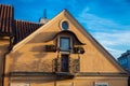 Prague old town antique buildings architecture Royalty Free Stock Photo