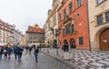 Prague, Old Town Hall complex with The House at the Minute