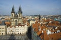 Prague old town square Royalty Free Stock Photo