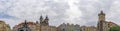 Prague old town square panorama Royalty Free Stock Photo