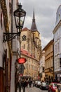 Prague Old Town Street View Royalty Free Stock Photo