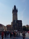 Prague old town tower Europe