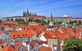 Prague Roofs Royalty Free Stock Photo