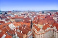 Prague panorama from Rathaus Royalty Free Stock Photo