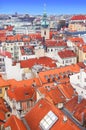 Prague panorama from Rathaus Royalty Free Stock Photo