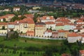 Prague - Panoramic with Hradcany and Lesser Town Royalty Free Stock Photo