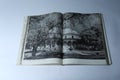 Prague in pictures book by Karel Plicka. Garden of Lustschloss Palace