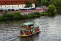 Prague - A pleasure boat for tourists