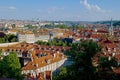 Prague red roofs Royalty Free Stock Photo