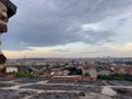 Prague Residential District Cityscape with Beautiful Architecture and Sky Royalty Free Stock Photo