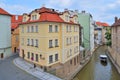 Prague, river Certovka Royalty Free Stock Photo