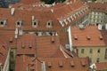 Prague roofs