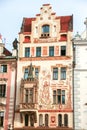 Prague`s baroque palace Royalty Free Stock Photo