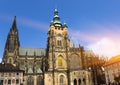 Prague. Saint Vitus cathedral Royalty Free Stock Photo