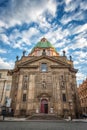 Prague st Francis of Assisi church at the charles bridge