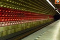 Prague, Staromestska metro station, Perspective view