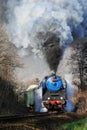 Prague steam train Royalty Free Stock Photo