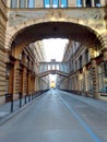 Prague street empty morning historical architecture